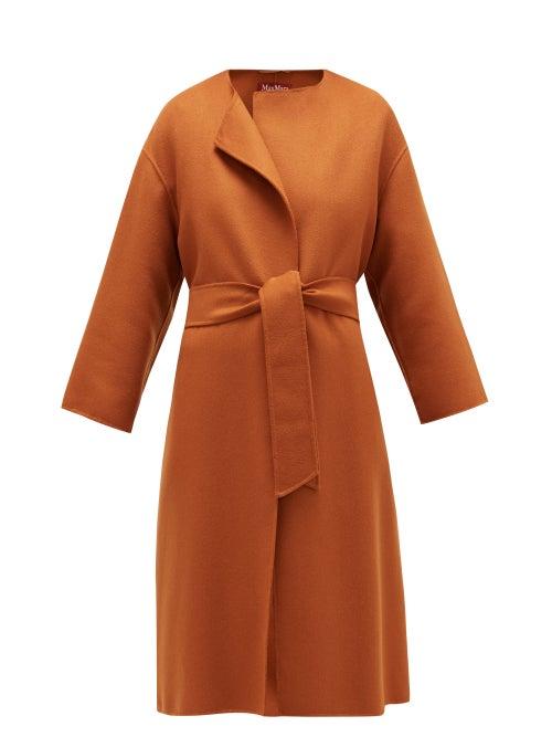 Matchesfashion.com Max Mara Studio - Etna Coat - Womens - Brown