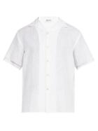 Matchesfashion.com Hecho - Deshilado Linen Shirt - Mens - White