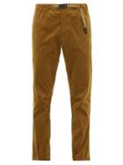 Matchesfashion.com Gramicci - Dropped Seat Stretch Cotton Corduroy Trousers - Mens - Brown