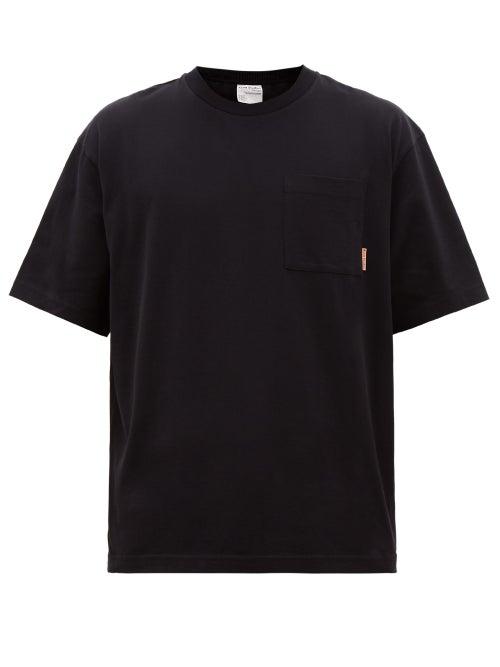 Matchesfashion.com Acne Studios - Extorr Logo-label Cotton-jersey T-shirt - Mens - Black