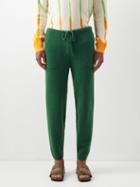 The Elder Statesman - Cashmere Track Pants - Mens - Green