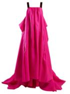 Matchesfashion.com Roksanda - Elise Ruffled Hem Twill Gown - Womens - Pink