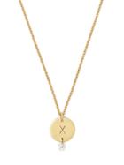 Matchesfashion.com Raphaele Canot - Set Free 18kt Gold & Diamond X Charm Necklace - Womens - Gold