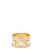 Matchesfashion.com Azlee - Lozenge Diamond & 18kt Gold Ring - Womens - Gold
