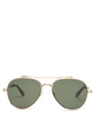 Givenchy Aviator-frame Metal Sunglasses