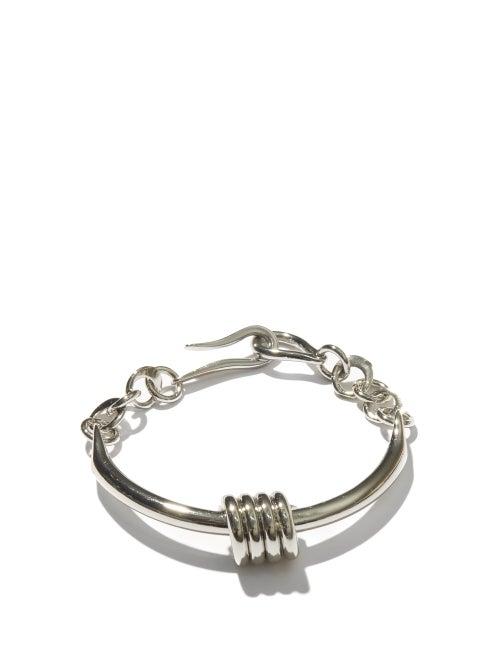 Ladies Jewellery Tohum - Dunya Apia Sterling Silver-plated Bangle - Womens - Silver