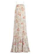 Duro Olowu Floral-print Sleeveless Silk Gown