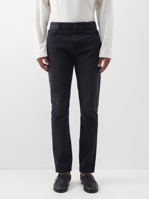 The Row - Barrow Tapered-leg Jeans - Mens - Black