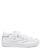 Matchesfashion.com Reebok X Margiela - Club C 85 Trompe-l'oeil Leather Trainers - Womens - White