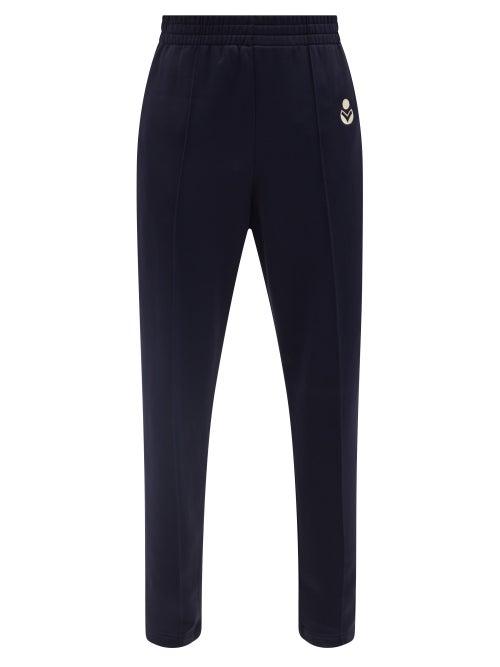 Isabel Marant - Inaslim Logo-embroidered Jersey Track Pants - Mens - Blue