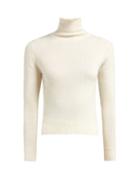 Matchesfashion.com Ryan Roche - High Neck Ribbed Knit Cashmere Sweater - Womens - White