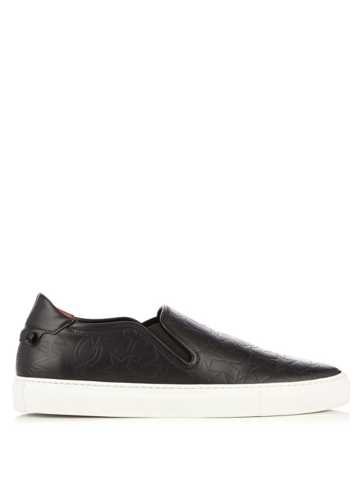 Givenchy Street Skate Star-embossed Slip-on Trainers