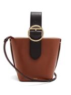 Matchesfashion.com Joseph - Sevres Mini Buckle Handle Leather Bag - Womens - Black Tan