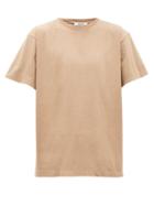 Matchesfashion.com Hope - Set Crew Neck Cotton T Shirt - Mens - Beige