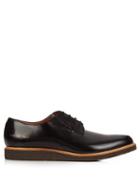 Matchesfashion.com Common Projects - Raised Sole Lace Up Leather Derby Shoes - Mens - Black