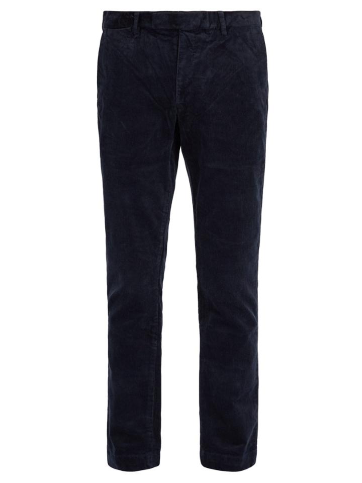 Polo Ralph Lauren Slim-leg Cotton-blend Corduroy Trousers