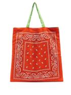 Matchesfashion.com Arizona Love - Bandana Cotton Tote Bag - Womens - Orange Multi
