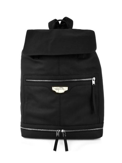 Balenciaga Traveller Leather Backpack