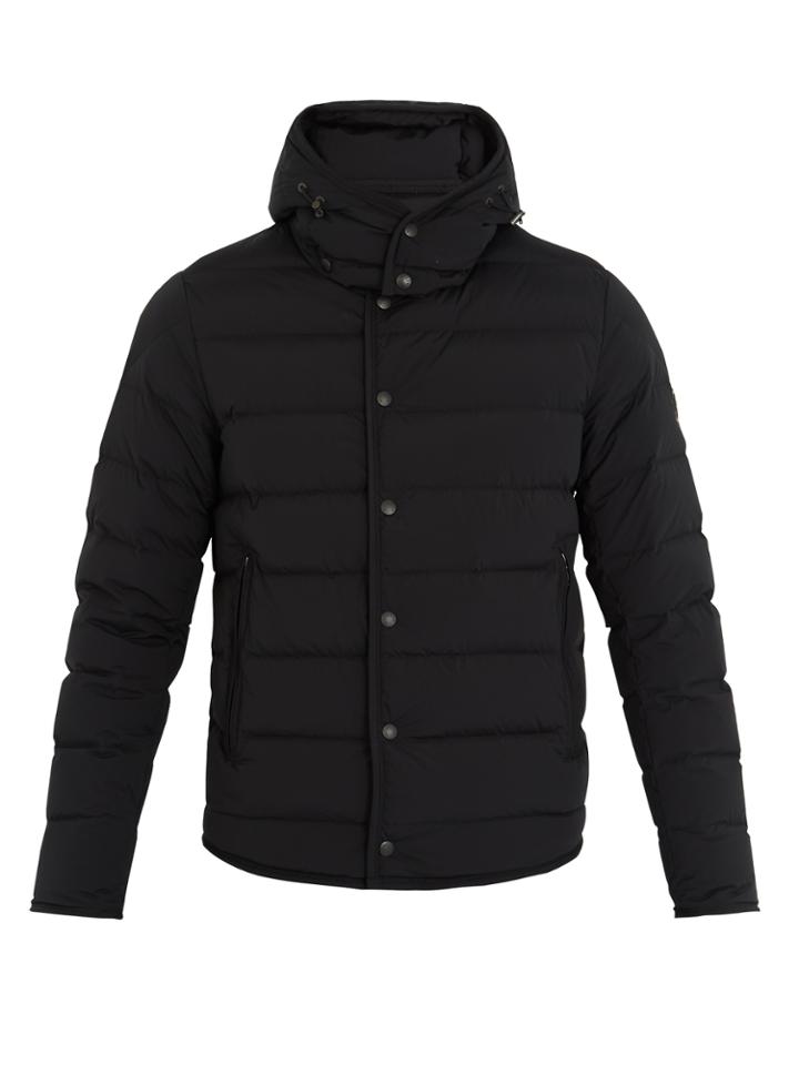 Moncler Nazaire Detachable-hood Quilted-down Coat