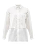 Matchesfashion.com E. Tautz - Patch Pocket Cotton-poplin Shirt - Mens - Cream