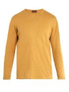 Altea Crew-neck Linen And Cotton-blend Sweater