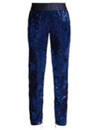 Off-white Sequin-embellished Track Pants