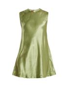 Matchesfashion.com Sies Marjan - Sia Satin Sleeveless Top - Womens - Green