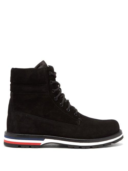 Matchesfashion.com Moncler - Vancouver Suede Boots - Mens - Black