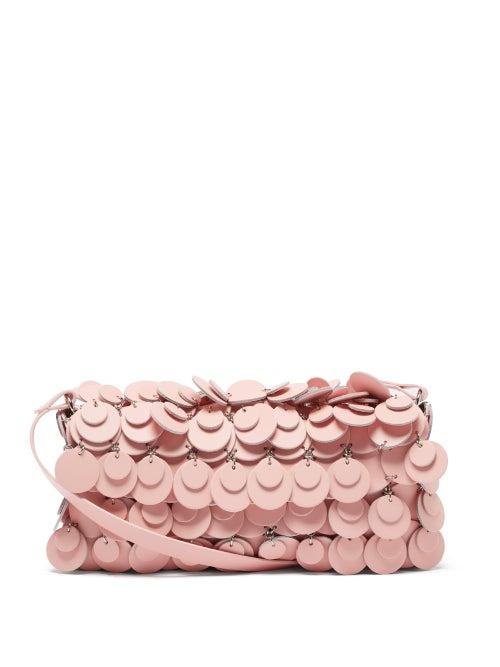 Paco Rabanne - Sphere 1969 Leather Shoulder Bag - Womens - Pink