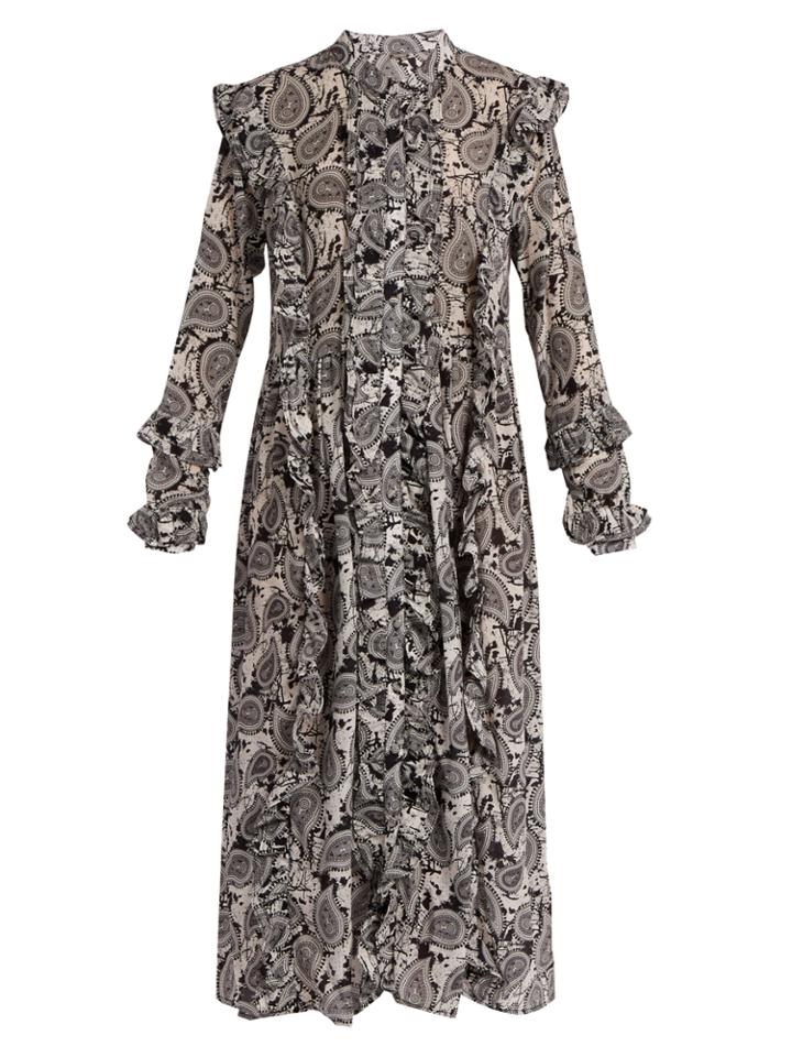 Dodo Bar Or Iggy Paisley-print Silk Midi Dress