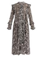 Dodo Bar Or Iggy Paisley-print Silk Midi Dress