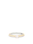 Matchesfashion.com Charlotte Chesnais Fine Jewellery - Elipse Solitaire Diamond & 18kt Gold Ring - Womens - Gold