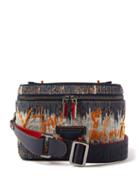 Christian Louboutin - Kypipouch Small Jacquard Cross-body Bag - Mens - Blue