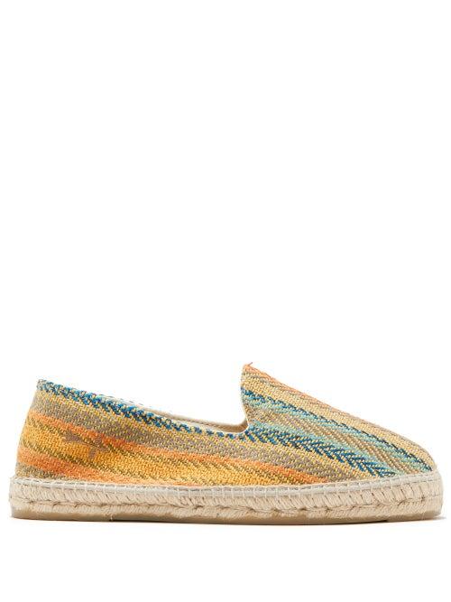 Matchesfashion.com Maneb - Yucatan Herringbone-canvas Espadrilles - Mens - Multi