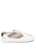 Matchesfashion.com Givenchy - Tennis Chain And Logo-jacquard Trainers - Womens - Beige Multi