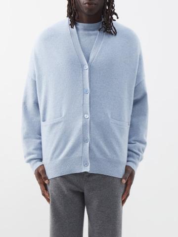 Extreme Cashmere - No.24 Tokio Stretch-cashmere Cardigan - Mens - Light Blue