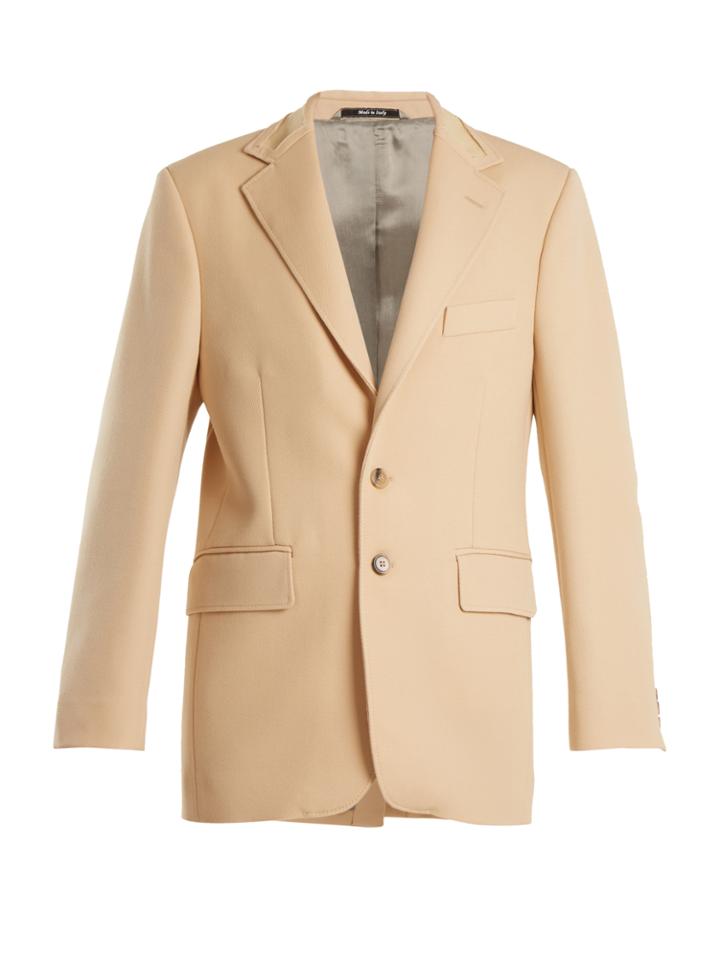 Maison Margiela Single-breasted Wool And Mohair-blend Jacket