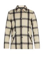 Matchesfashion.com A.p.c. - Vancouver Checked Wool Blend Coat - Mens - White Multi