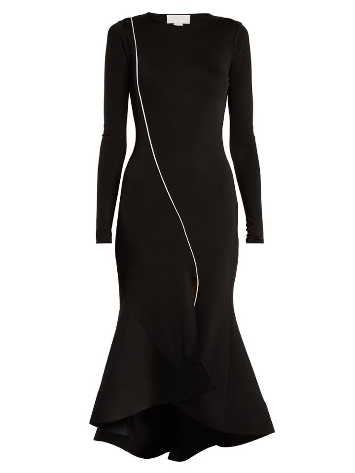 Esteban Cortázar Fluted-panel Jersey Midi Dress