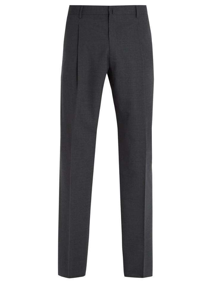 Acne Studios Boston Straight-leg Wool-blend Trousers