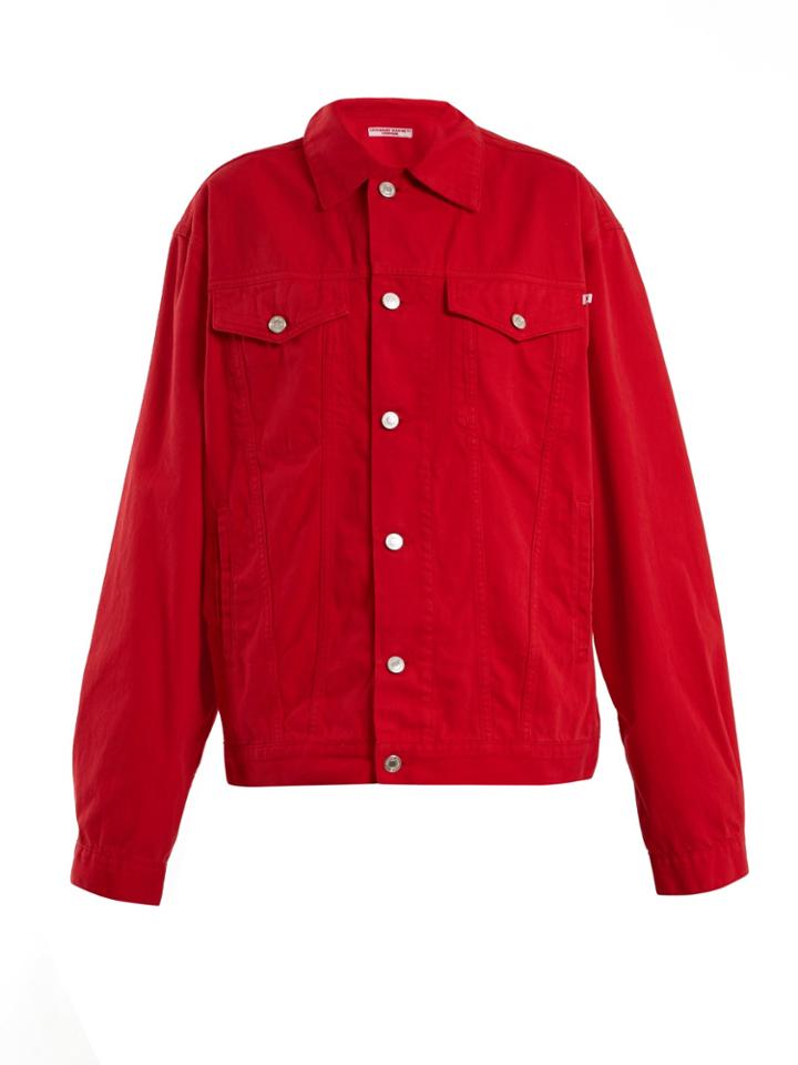 Katharine Hamnett Ted Oversized Denim Jacket