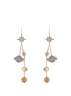 Roberto Cavalli Planet Charms Embellished Drop Earrings