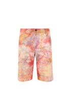 Matchesfashion.com Aries - Eco Tie-dye Denim Shorts - Mens - Multi