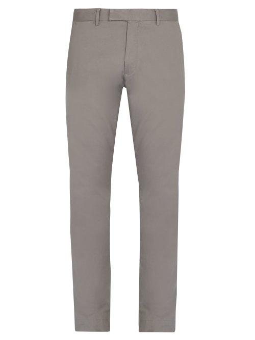 Matchesfashion.com Polo Ralph Lauren - Slim Fit Chino Trousers - Mens - Grey
