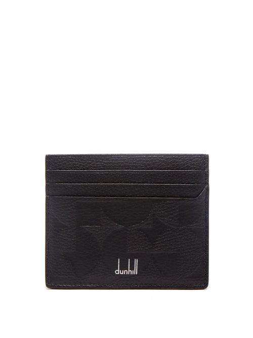 Dunhill - Belgrave Optical Grained-leather Cardholder - Mens - Black