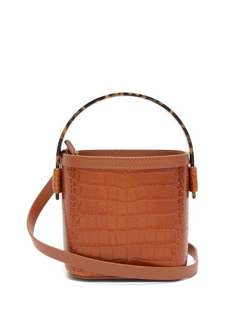 Matchesfashion.com Nico Giani - Adenia Crocodile Embossed Mini Bucket Bag - Womens - Tan