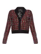 Haider Ackermann Tweed Wool-blend Cropped Jacket