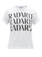 Matchesfashion.com Radarte - Stacked Radarte-print Jersey T-shirt - Womens - White