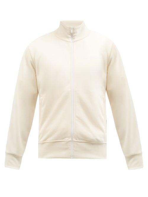 Palm Angels - Logo-print Jersey Track Jacket - Mens - White