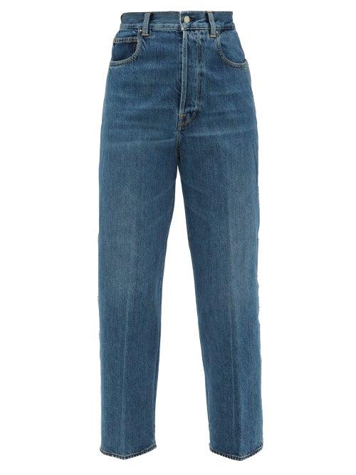Matchesfashion.com Golden Goose - Kim Studded Boyfriend Jeans - Womens - Denim